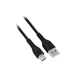 Cable Brobotix 6001776 Usb-A Macho - Usb-C Macho 1M Carga Rápida Negro