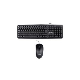 Kit De Teclado Y Mouse Techzone Alámbrico Usb Español Negro Ns_Ac01