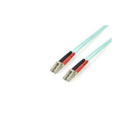 Cable Fibra Óptica Startech.Com Multimodo Dúplex Lc Macho Lc Macho 2 Metros Turquesa A50Fblclc2