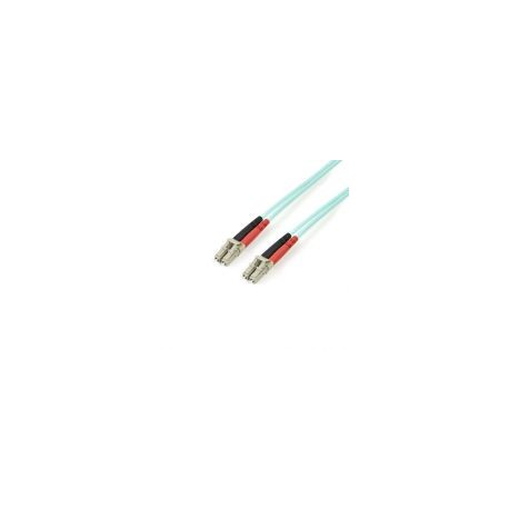 Cable Fibra Óptica Startech.Com Multimodo Dúplex Lc Macho Lc Macho 2 Metros Turquesa A50Fblclc2