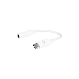 Adaptador Vorago Adp-209 De Usb-C A 3.5Mm Para Salida De Audio / Entrada Microfono Blanco