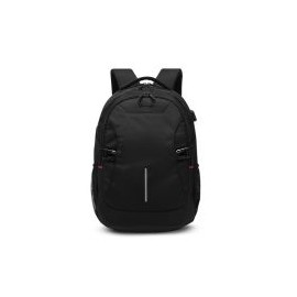 Mochila Vorago Para Laptop 15.6 Pulgadas Puertos Para Usb Expandible Negra Bp-402