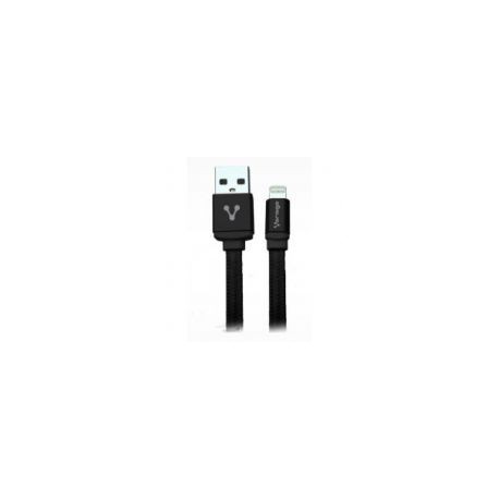 Cable Vorago Cab-119 Negro Usb-Apple Lightning 1 Metro Negro Bolsa