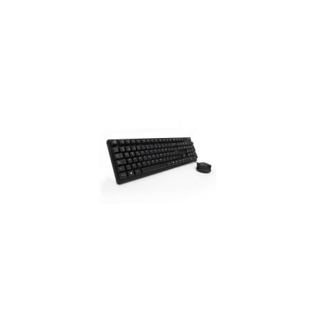 Kit Teclado Y Mouse Vorago Km-106 Alámbrico Negro 1000Dpi