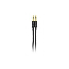 Cable Auxiliar Vorago Cab-115 Negro Metalico 3.5Mm A 3.5 Mm Bolsa