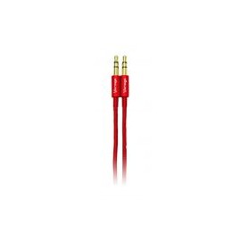 Cable Auxiliar Vorago Cab-115 Rojo Metalico 3.5Mm A 3.5 Mm Bolsa