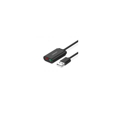 Adaptador De Sonido Externo Ugreen Usb 2.0 Black