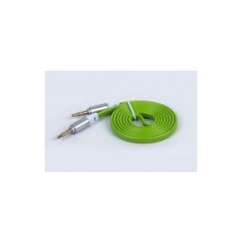 Cable Naceb 3.5Mm Macho 1M Verde Na-488Ver