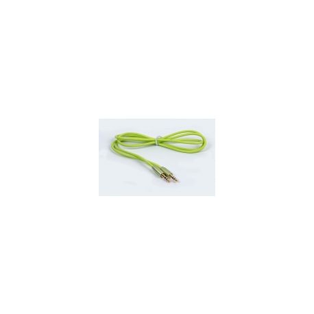 Cable Auxiliar Naceb Technology Na-471Ve 1 Metro 3.5 Jack Color Verde