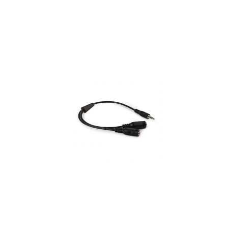 Divisor De Audio V7 3.5Mm 2X 3.5Mm Negro V7A35Ysplt-2N