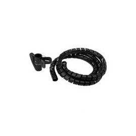 Tubo Organizador Steren Para Cables En Espiral Negro 1 Pieza 400-200N