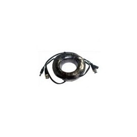 Cable Coaxial Saxxon Bnc/Dc Power Macho Bnc/Dc Power Hembra 10M Negro Wb0110C