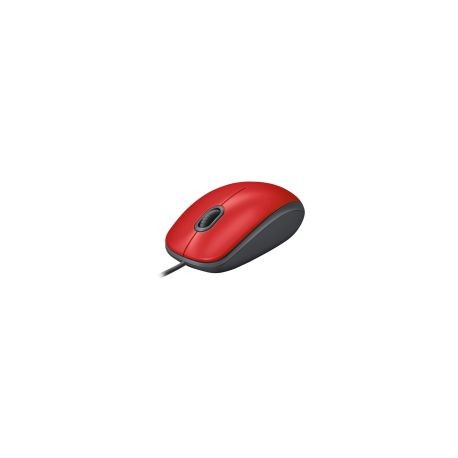 Mouse Logitech M110 Silent Alambrico Usb-A 1000Dpi Rojo 910-005492