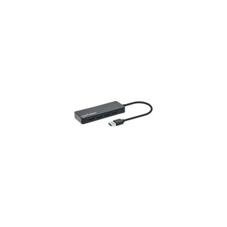 Adaptador Manhattan Usb-A Macho A 7 Usb-A Hembra De Alta Velocidad A 5 Gbps 168403