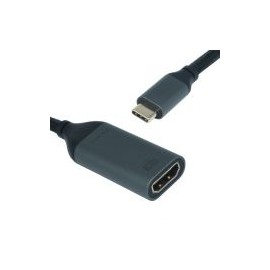 Cable Adaptador Ovaltech Premium Usb-C Macho Hdmi Hembra 4K 60Hz Negro Ovcp-Hdmi