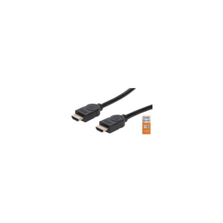 Cable Hdmi Manhattan Premium Hdmi 2.0 Macho - Hdmi 2.0 Macho 4K 60Hz 3M Negro 355353