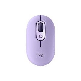 Mouse Logitech Pop Óptico 4000Dpi 4 Botones Ambidiestro Inalámbrico Bluetooth Morado 910-006647