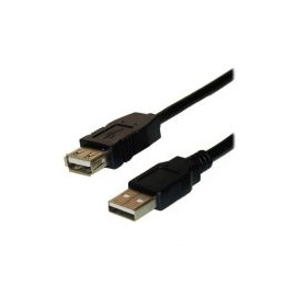 Cable Usb Xcase Usb-A Macho - Usb-A Hembra 7.5M Negro Causb2Exp75