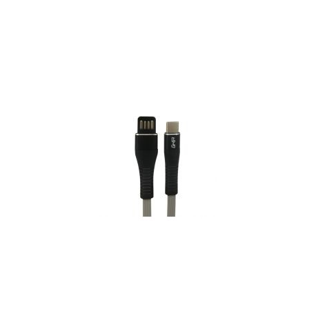 Cable Usb Ghia Usb Macho- Usb-C Macho 1M Gris / Negro Gac-201Ng