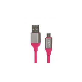 Cable Usb Ghia Usb-A Macho - Micro Usb-A 1M Rosa Gac-194P