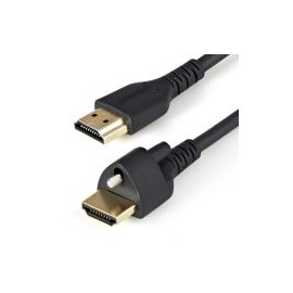 Cable Hdmi 2.0 Startech.Com Macho A Hdmi 2.0 Macho Con Tornillo De Seguridad 4K 60Hz 2 Mts Hdmm2Mls