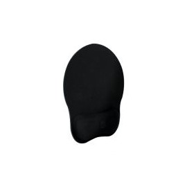 Mousepad Ghia Ergonomico Con Descansa Muñecas De Gel Negro Gac-214