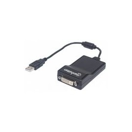 Cable Adaptador Manhattan Usb 2.0 A Dvi-I 1080P 152334