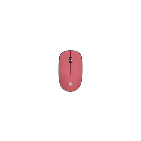 Mouse Techzone Ergonomico Inalambrico Usb 1200 Dpi 2.4 Ghz Rojo Tzmouina03