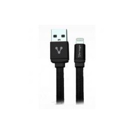 Cable Vorago Cab-119 Negro Usb-Apple Lightning 1 Metro Negro Bolsa