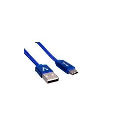 Cable Usb Tipo C Vorago Cab-123 Carga Rapida 1M Azul