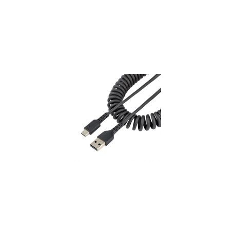 Cable Espiral Usb Startech.Com Usb-A Macho - Usb-C Macho 50Cm Negro R2Acc-50C-Usb-Cable