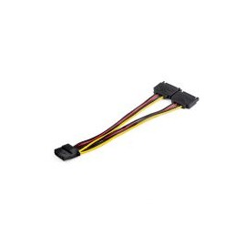 Cable Sata Startech.Com Macho - Molex - Hembra 15Cm Negro / Rojo / Amarillo Dsatpmolp4