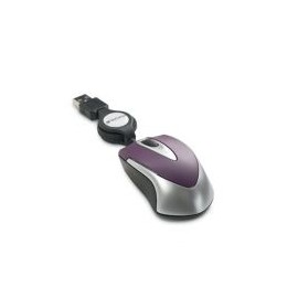 Mouse Verbatim Travel Óptico 97253 Usb Retractil Morado