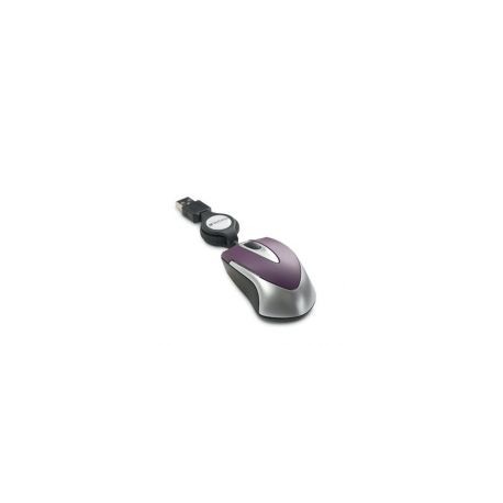 Mouse Verbatim Travel Óptico 97253 Usb Retractil Morado