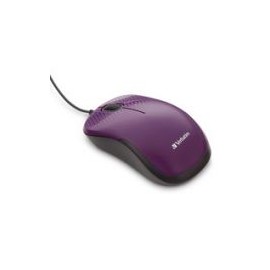 Mouse Verbatim 70235 Óptico Alámbrico Usb-A Púrpura