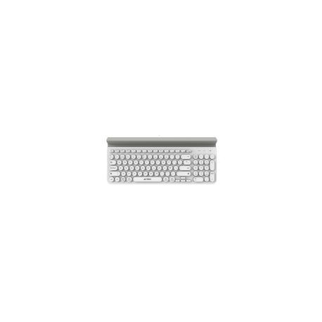 Teclado Multidispositivo Acteck Inspire Comp Ti695 Inalámbrico Bt Blanco Ac-934213