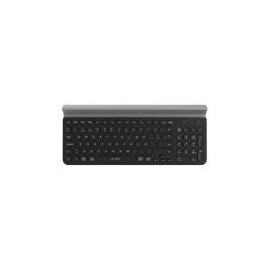 Teclado Multidispositivo Actech Inspire Comp Ti695 Soporte Para Dispositivo Negro Ac-934206