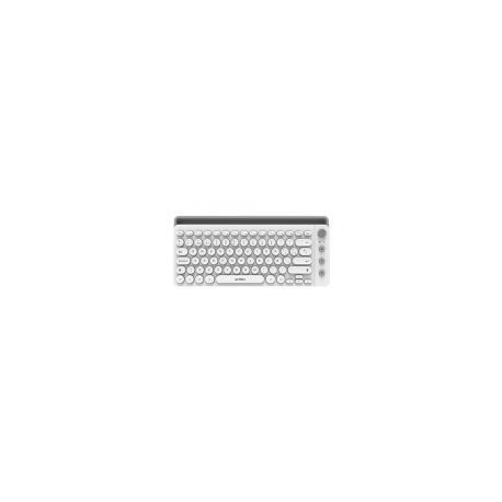 Teclado Multidispositivo Actech Uny Comp Ti685 Inalámbrico Bt Blanco Ac-934190