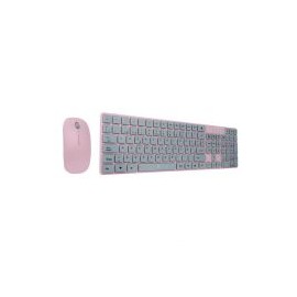 Kit Teclado Y Mouse Perfect Choice Pc-201069 Ballon Inalámbrico Niños Rosa