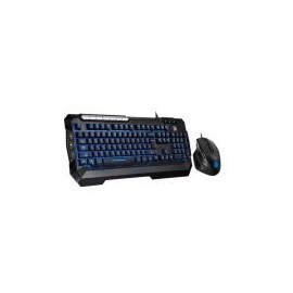 Kit Teclado Y Mouse Thermaltake Commander V2 2500 Dpi Usb Negro Cm-Cmc-Wlxxmb-Sp