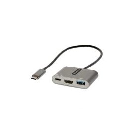 Docking Station Startech.Com Usb-C 1X Usb-C 1X Hdmi 1X Usb-A Gris Cdp2Hduacp2