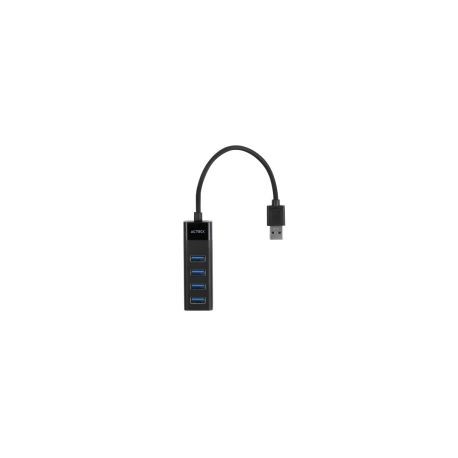 Hub Acteck Usb-A 3.0 4X Puertos Usb-Anegro Ac-934664