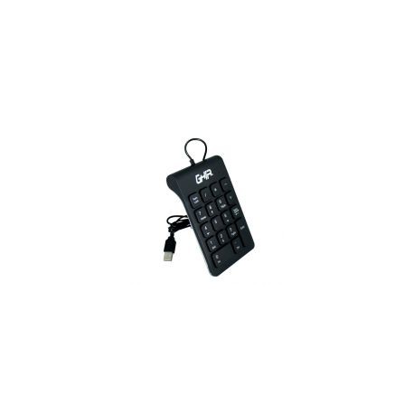 Teclado Numerico Ghia Alambrico Usb Universal Negro Gac-206A