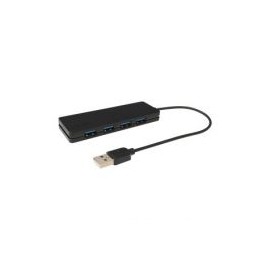 Hub Ghia Multipuertos 4 En 1 4X Usb 2.0 Negro Adap-19