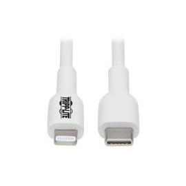 Cable De Carga Tripp Lite Mfi Lightning Macho - Usb-C Macho 1M Blanco M102Ab-01M-Wh