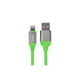 Cable De Carga Ghia Usb-A Macho - Lightning Macho 1M Verde Gac-196V