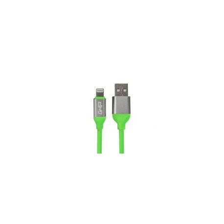 Cable De Carga Ghia Usb-A Macho - Lightning Macho 1M Verde Gac-196V