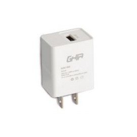 Cargador De Pared Ghia 1 Puerto Usb 3.0 9V Blanco Gac-152