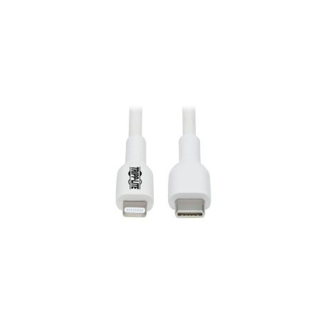 Cable De Carga Tripp Lite Mfi Lightning Macho - Usb-C Macho 1M Blanco M102Ab-01M-Wh