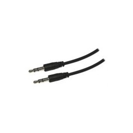 Cable X-Case De Audio Estereo 3.5Mm Macho A Macho 1.8 Mts Negro Aud35Mm18